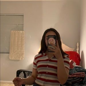 Brandy crop shirt